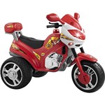 Moto Elétrica Infantil Super Moto Bombeiro Vermelho 12V - Magic Toys