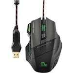Mouse Gamer Multilaser Warrior 3200 DPI com 7 Botões - PC