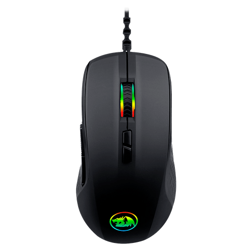 Mouse Gamer Redragon Stormrage Black M718 RGB, 10000 DPI, 7 Botões Programáveis, Black