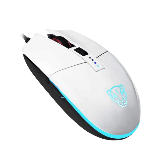 Mouse Gamer RGB V50 Branco com Macro Motospeed