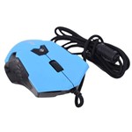 Mouse Gamer USB 2.0 Led 2400dpi LASER Óptico Kpv27B Azul