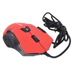 Mouse Gamer USB 2.0 Led 2400dpi LASER Óptico Kpv27C Vermelho