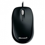 Mouse Microsoft com Fio U81-00010 USB Preto Compact | InfoParts