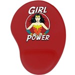 Mouse Pad Ergonômico Girl Power com Apoio de Pulso