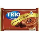 Mousse de Chocolate Light 60g - Embalagem com 3 Unidades - Trio