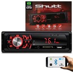 Mp3 Player Automotivo 1 Din Bluetooth Usb Sd Auxiliar P2 Rádio Fm Audio Streaming Shutt Denver Bt