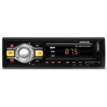 MP3 Player Automotivo Hurricane HR-412 1 Din USB SD AUX FM RCA Tela LED 4x18 WRMS