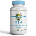 MSM (Enxofre Orgânico) 500mg - 60 CÁPSULAS - Homeo Ervas