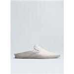 Mule Vidigal Slip On Couro-Offwhite - 37