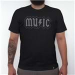Music ACDC - Camiseta Clássica Masculina