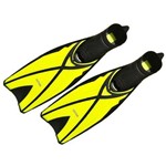 Nadadeira para Mergulho e Snorkeling Ray Cetus Amarelo