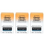 Neutrogena Deep Clean Sabonete Facial Limpeza Profunda 80g (kit C/03)
