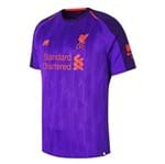 New Balance | Camisa de Time Liverpool FC Home SS Jersey Masculino Roxo - M