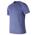 New Balance | Camiseta de Manga Curta Tenacity Masculino - Azul - P