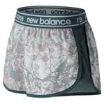 New Balance | Shorts Accelerate Printend 2.5in Feminino Cinza - M