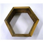Nicho Colmeia Rústico Hexagonal 30x9,5cm Várias Cores