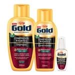 Niely Gold Reparação Compridos + Fortes Kit - Shampoo + Condicionador + Óleo Kit