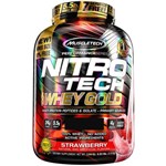 Nitrotech 100% Whey Gold (2.49kg) Sabor Morango - Muscletech