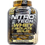 Nitrotech Whey Isolate Gold (1,8kg) Sabor Baunilha - Muscletech