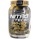 Nitrotech Whey Isolate Gold (913g) Sabor Biscoito e Creme - Muscletech