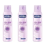 Nivea Double Effect Violet Sense Desodorante Aerosol 150ml (kit C/03)