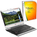 Notebook Celeron M440 1GB 120GB DVD-RW 15.4" Linux - Semp Toshiba + Office 2007 Home & Student - 3 Licenças