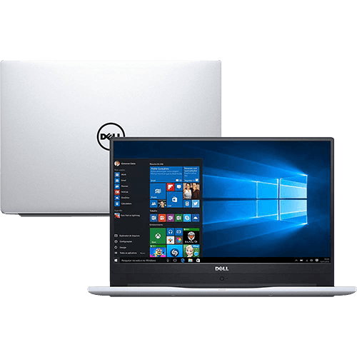 Notebook Dell Inspiron I15-7572-A30S Intel Core 8ª I7 16GB (GeForce MX150 com 4GB) 1TB 128GB SSD Tela Full HD 15,6" Windows 10 - Prata
