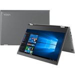Notebook 2 em 1 Lenovo Yoga 520 Intel Core 7ª I7 8GB 256GB SSD Tela 14" Windows 10 - Platino