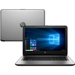 Notebook HP 14-ac139br Intel Core I5 4GB 500GB LED 14" Windows 10 - Prata