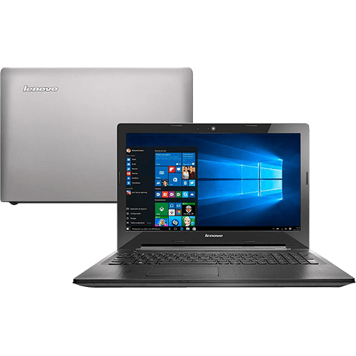 Notebook Lenovo G50-80 Intel Core I5 8GB (AMD Radeon R5 M230 de 2GB) 1TB Tela LED 15,6" Windows 10 Bluetooth - Prata