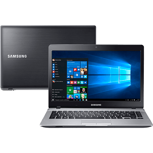 Notebook Samsung Essentials E32 Intel Core I3 4GB 1TB Tela LED HD 14" Windows 10 - Preto