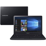 Notebook Samsung Essentials E21 Intel Dual Core 4GB 500GB LED FULL HD 15,6" Windows 10 - Preto