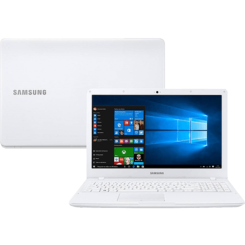 Notebook Samsung Essentials E34 Intel Core I3 4GB 1TB Tela LED FULL HD 15.6" Windows 10 - Branco