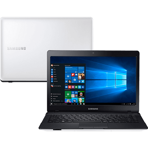 Notebook Samsung Essentials Intel Core I3 4GB 1TB Tela LED HD 14" Windows 10 - Branco