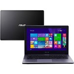 Notebook Ultrafino Asus X450CA-WX143H Intel Core I3 4GB 500GB Tela LED 14" Windows 8 - Preto