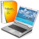 Notebook W7635 Celeron M430 512MB 80GB DVD-RW 15.4" Windows Vista SE - Itautec + Office 2007 Home & Student - 3 Licenças
