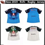 Novo 2019 2020 Bulls Jersey Rugby Longe de Casa Camisa de Secagem Rapida Top Quality Rugby Jerseys Tamanho S-3xl