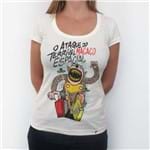 O Ataque do Terrível Macaco Espacial - Camiseta Clássica Feminina