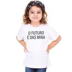 O Futuro é das Mina - Camiseta Clássica Infantil