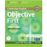 Objective First Students Book Without Answers