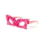 Óculos Acessório Carnaval com Luz Led Borboleta Rosa Pink