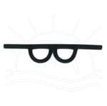 Óculos Arredondado - Preto