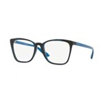 Óculos de Grau Grazi Massafera GZ3054 F913 Tartaruga Azul Lente Tam 53