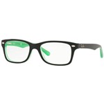 Óculos de Grau Ray Ban Junior Ry1531 3764/48 Preto/verde Transparente
