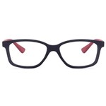 Óculos de Grau Ray Ban Junior Ry1583l 3603/48 Preto Fosco/vermelho