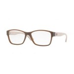 Óculos de Grau Tecnol TN3041 E778 Marrom Branco Lente Tam 56