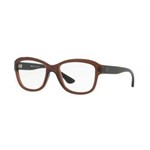 Óculos de Grau Tecnol TN3045 F397 Marrom Translúcido Lente Tam 51