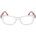 Óculos de Grau Tigor T Tigre Vtt051 C2/46 Transparente/vermelho