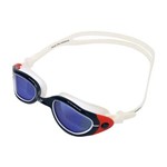 Óculos Natação Hammerhead Wave Pro Mirror / Azul-Branco-Verm