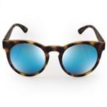 Óculos de Sol Euro Feminino Fashion Fit Azul Espelhado - E0001FC697/8A E0001FC697/8A